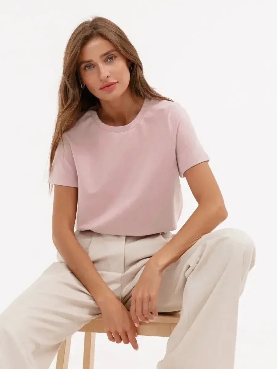 100% Cotton Women's T-shirt Summer