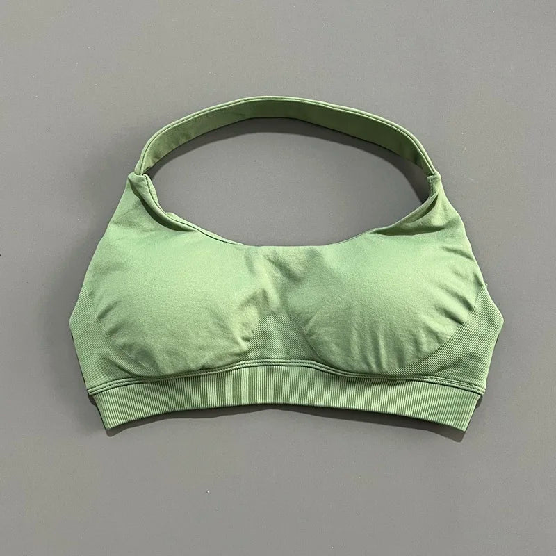 Top Built in Removable Cups High Support Wirefree Gym Workout Activewear