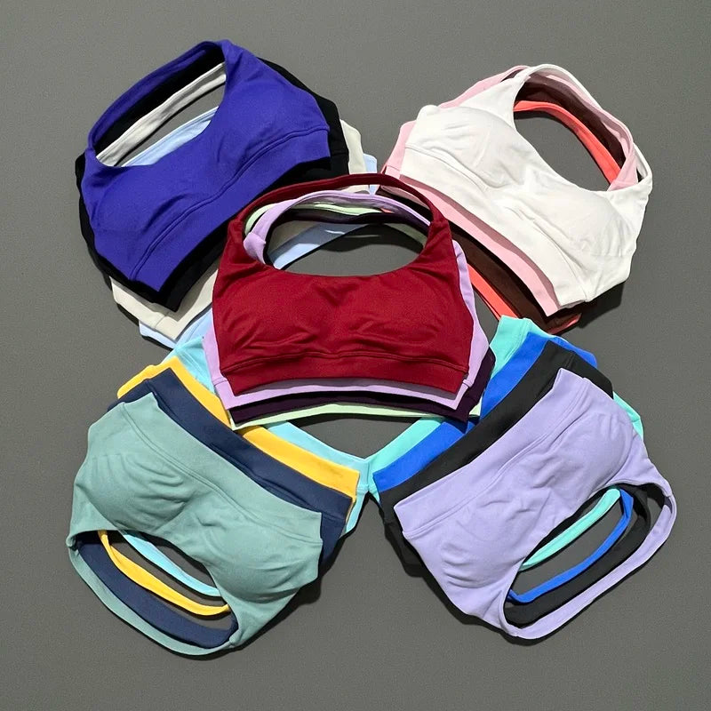 Top Built in Removable Cups High Support Wirefree Gym Workout Activewear