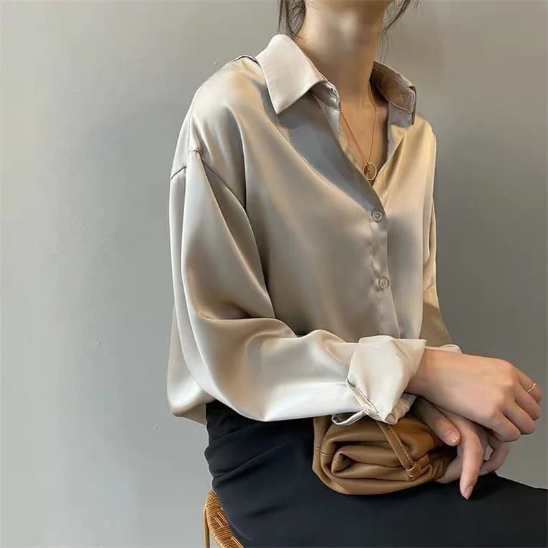 Woman Spring Autumn Style Blouses Shirts Lady