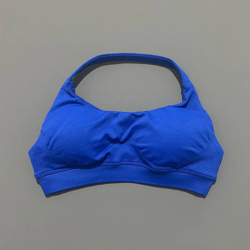 Top Built in Removable Cups High Support Wirefree Gym Workout Activewear